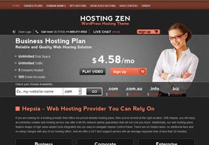 hostingzen wordpress hosting theme thumb