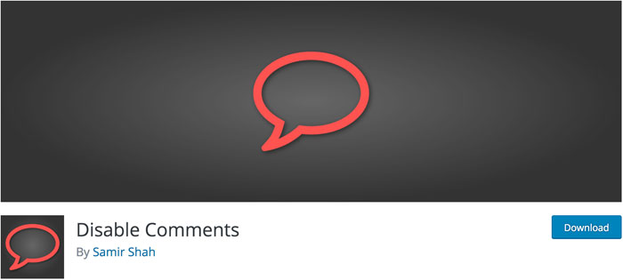 disable comments plugin wordpress