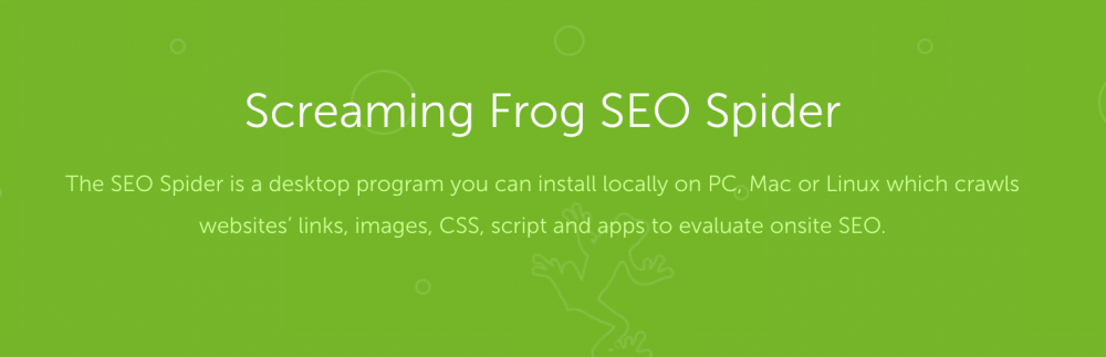 Screaming Frog SEO Spider